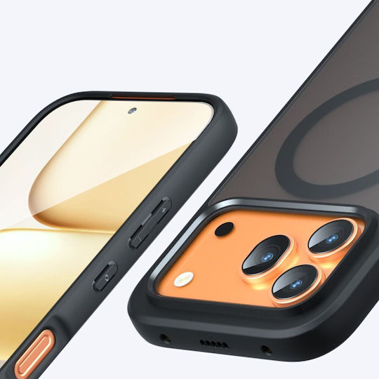 Techsuit Purefrost Silicone Black Back Cover (Honor 600)