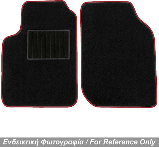 Race Axion Front Mats 2pcs for Smart ForTwo 2014 Black / White