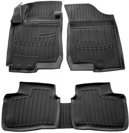 Race Axion Set of Front and Rear Mats 5pcs Tray Type for Hyundai i30 2011-2016 Black