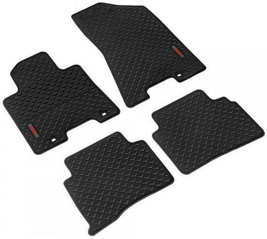 Lampa Σετ Μπροστινά και Πίσω Πατάκια 4τμχ για Hyundai Tucson 2015-2020 Μαύρα