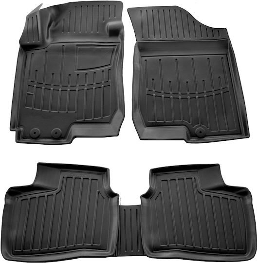 Race Axion Set of Front and Rear Mats 5pcs Tray Type for Hyundai i30 2007-2012 Black