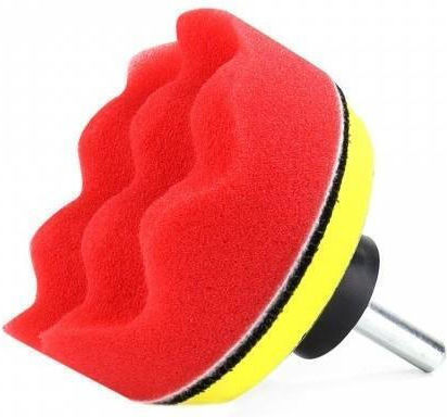Amio Polishing Sponge with Cleaning and Polishing Cloths 80mm Set 11 Pieces Drill Sp-07 1 Piece 02647/am