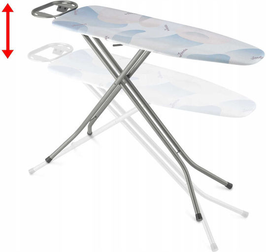 Vileda Bravo Plus Bügelbrett Für Dampfbügeleisen Zusammenklappbar 120x38cm