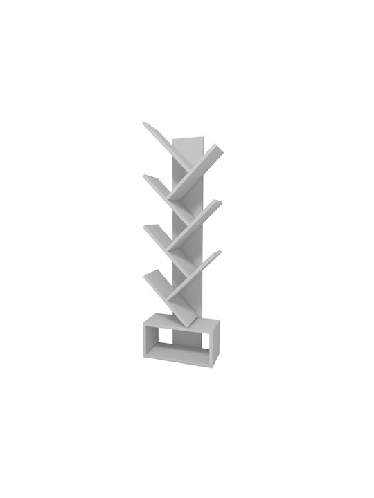 White Bookcase 40x21x140cm