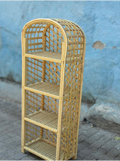 Beige Bookcase 49x28x133cm