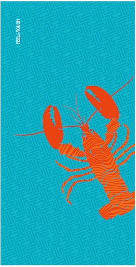 Feel & Touch Turquoise Beach Towel 80x160cm