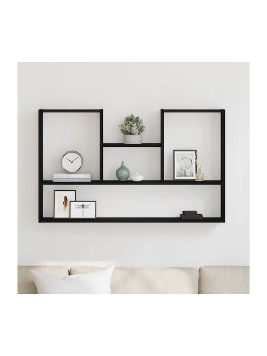 Black Oak Wall Shelf 99x15x60cm