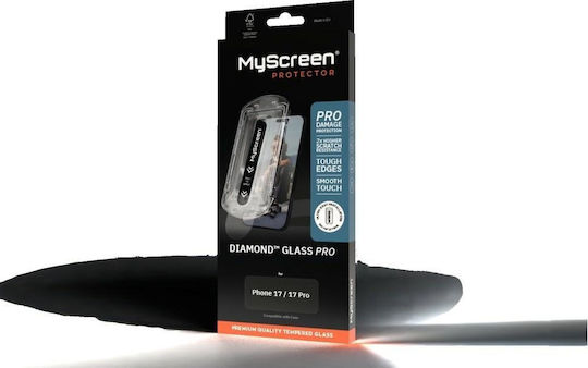 MyScreenPROTECTOR iLera Gehärtetes Glas für iPhone 17 Pro Max / iPhone 16 Pro Max