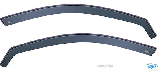 DGA Set of Windbreakers Front Car Dark Fime for Volvo V40 2pcs