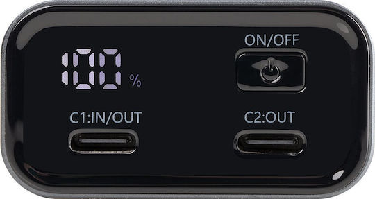 Tactical Company Power Bank 10000mAh 30W with 2 USB-C Ports Gray