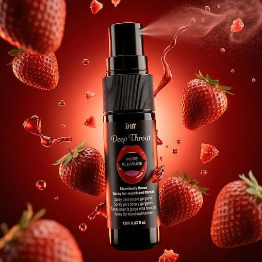 intt Deep Throat Spray με Άρωμα Strawberry 12ml
