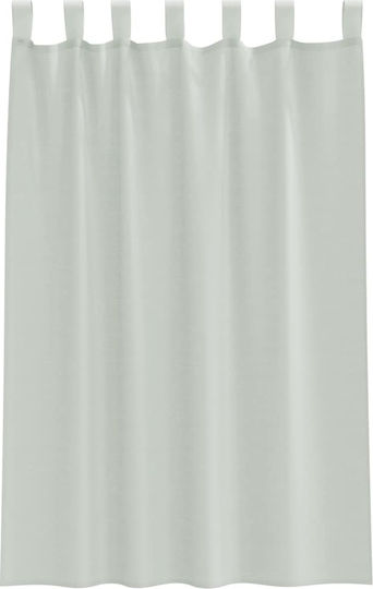 vidaXL Комплект Пердета И Завеси За Прозорец С Презрамки Voile Светлосив 140x175см