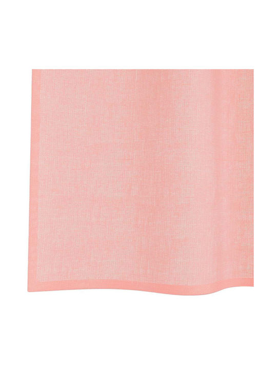 vidaXL Set Curtains Window With Tab Tops Pink 140x175cm