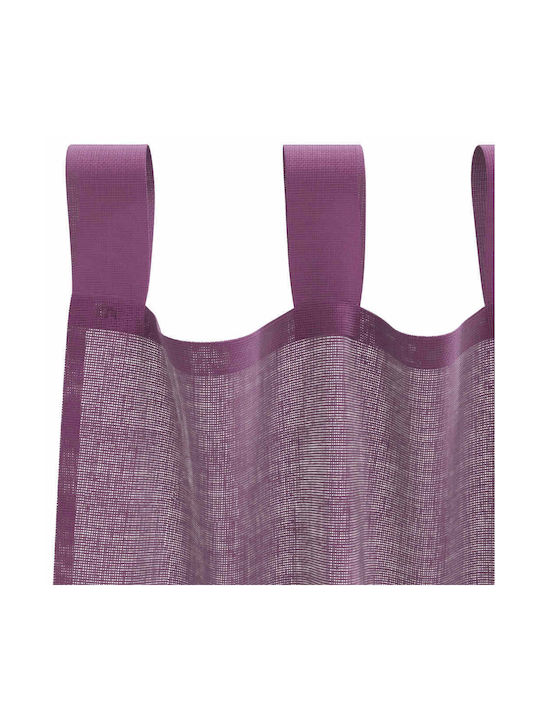 vidaXL vidaXL Set Vorhänge mit Oberer Registerkarte Lila 140x260cm