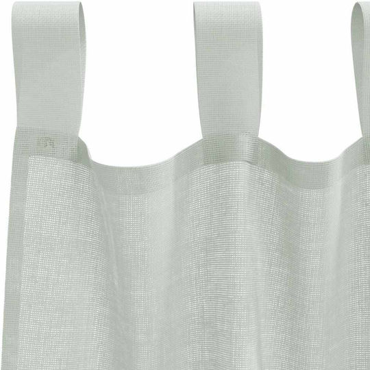 vidaXL Комплект Пердета И Завеси С Презрамки Voile Светлосив 140x225см
