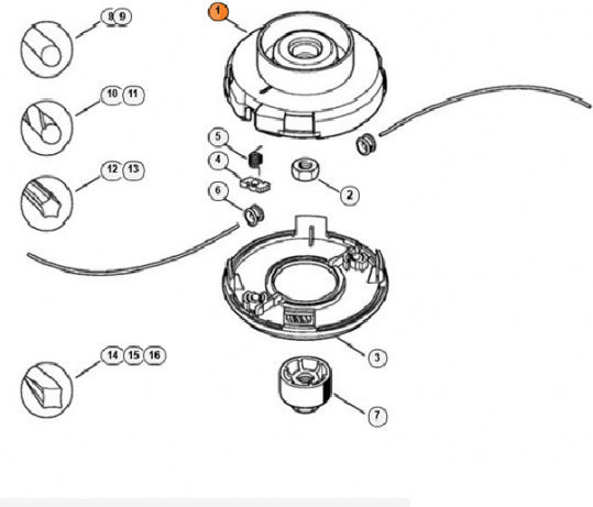 Κεφαλή Κοπής Fixcut 25-2 Stihl 4002 710 2157