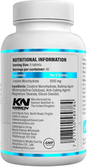Nxt Nutrition Creatine Monohydrate 3500mg 200 Tablets