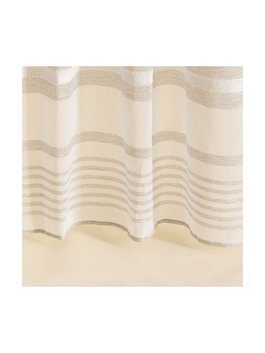 Premier Κουρτίνα με Τρέσα Aria Brown 140x270εκ.