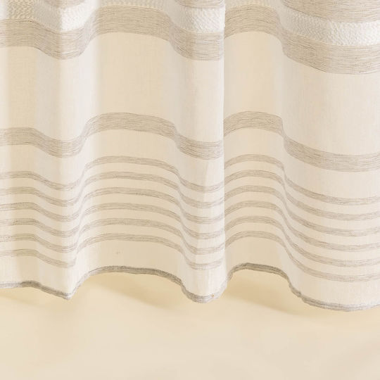 Premier Κουρτίνα με Τρέσα Aria Brown 140x270εκ.