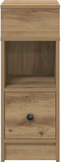 Nachttische Holz Braun 2 Stück 25x31x66cm
