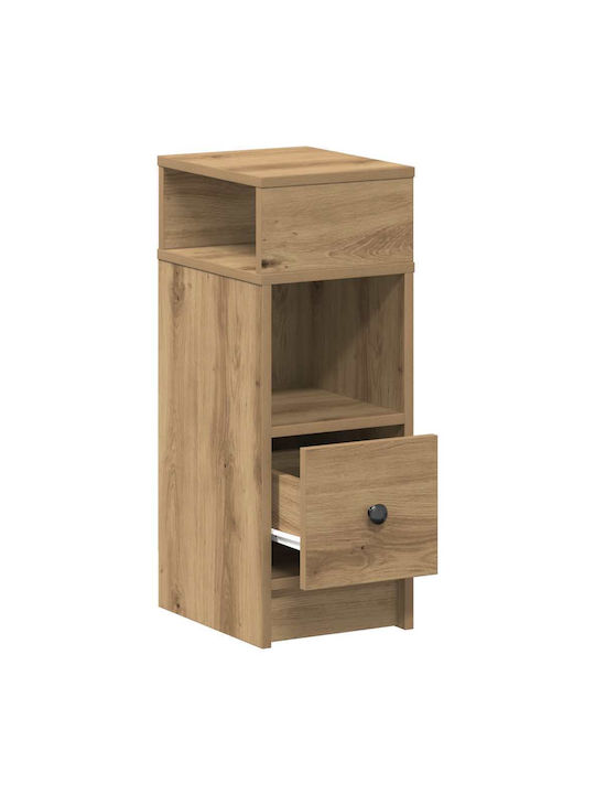 Nachttische Holz Braun 2 Stück 25x31x66cm