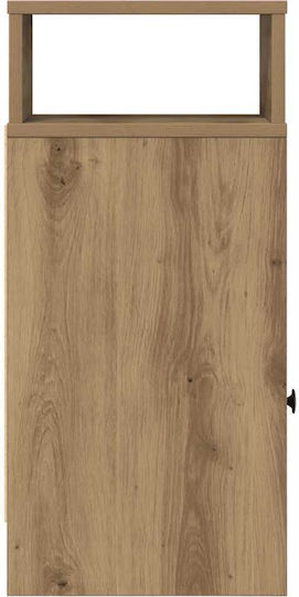 Nachttische Holz Braun 2 Stück 25x31x66cm