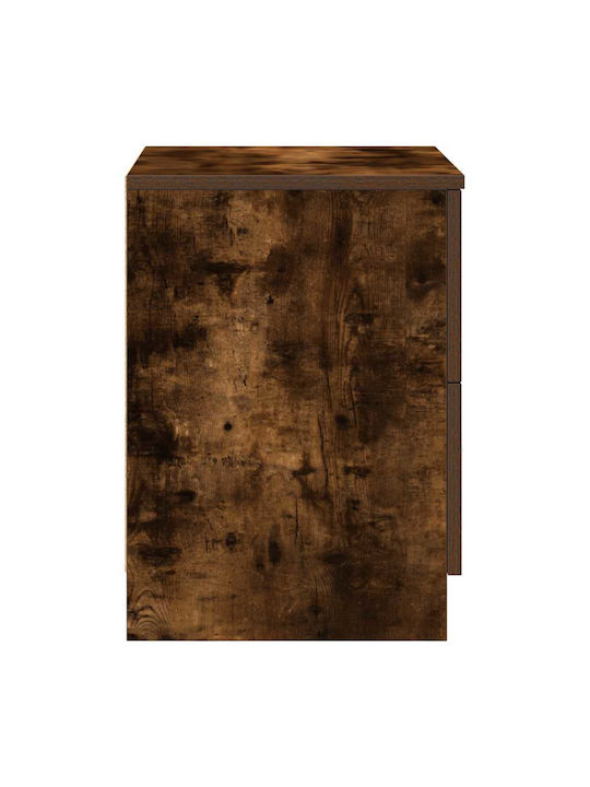 Wooden Brown Bedside Tables 2 Pieces 40x36x50cm