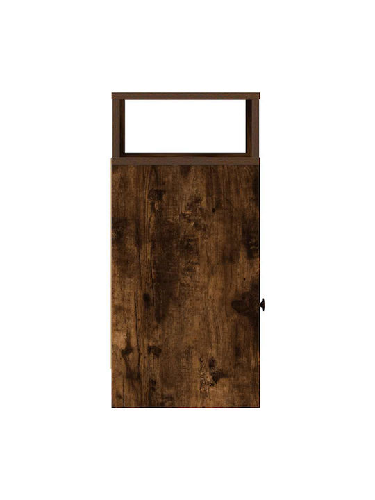 Wooden Brown Bedside Tables 2 Pieces 25x31x66cm