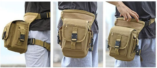 Military Thigh Bag Brown
