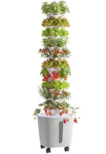 Vevor Саксия за цветя Пластмасова Зелена 35x35x132см