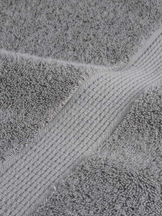 vidaXL Gesichtstuch Grau 4 Stücke Gewicht 600gr/m²
