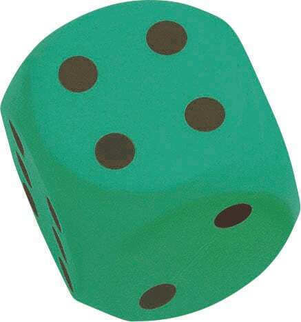 AMILA Dice Kids Softball Multicolour 15cm. (Various Designs) 1pc