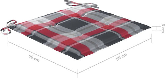 Scaun De Exterior Din Lemn Scaune De Grădină Cu Pernă 6 Bucăți 60x56x85 Cm