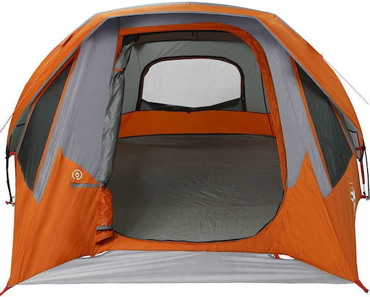 vidaXL Σκηνή Camping Γκρι για 6 Άτομα