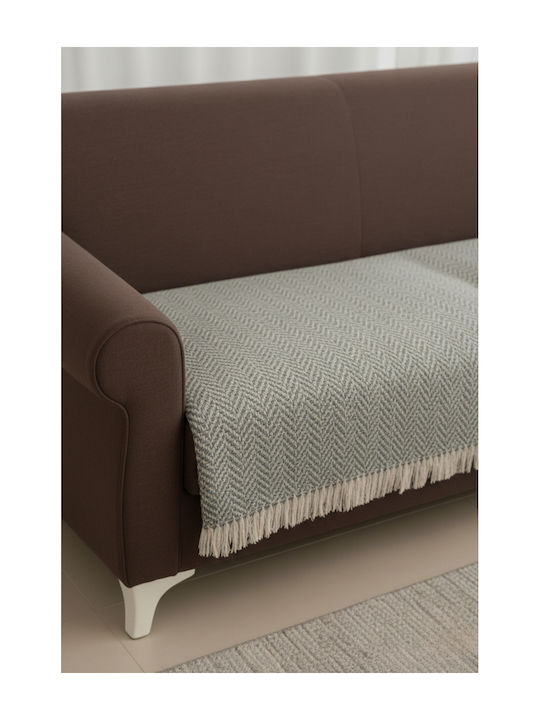 SteweHome Armchair Throw 100x210cm Black