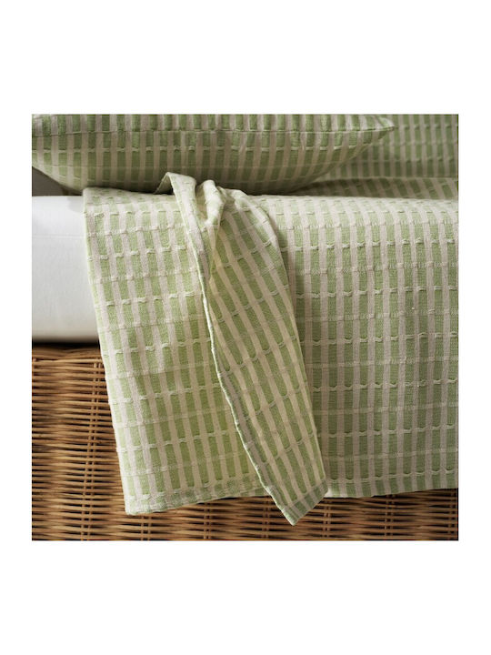 Gofis Home Elysia Armchair Throw Jacquard 180x180cm Green