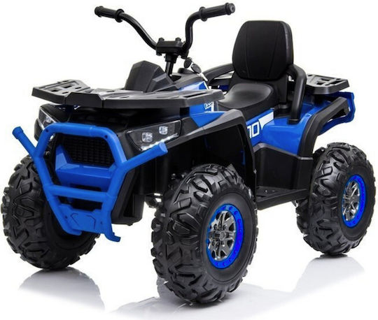 Kids Electric 4 Wheel Motorcycle 12 Volt Blue for Ages 3+