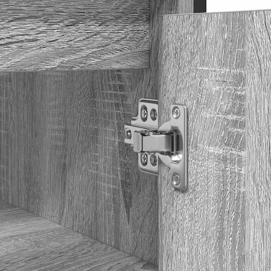 vidaXL Bathroom Vanity Unit Without Sink M60xD34.5xH60cm Gray