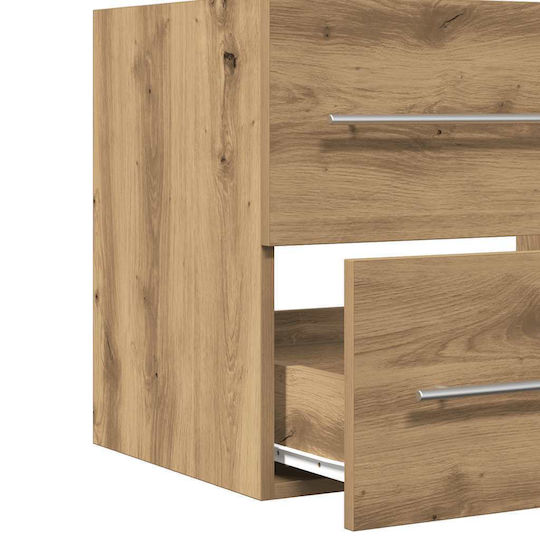 vidaXL Bench Without Sink M60xL38.5xH48cm Artisan Oak