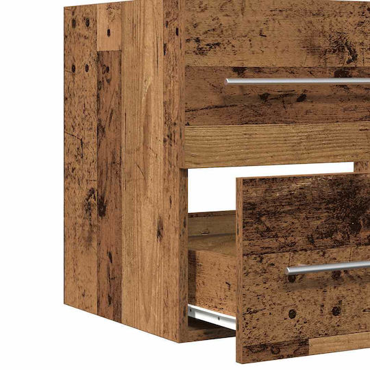 vidaXL Bench Without Sink M60xD38.5xH48cm Old Wood