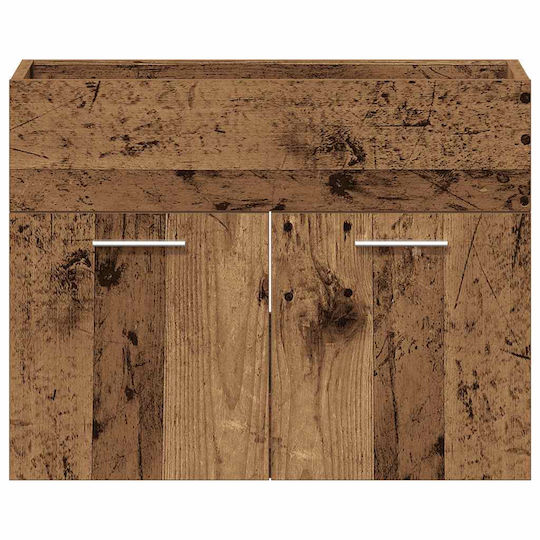 vidaXL Bench Without Sink M60xL38.5xH46cm Old Wood