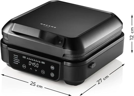 Mozano Home Гофретник за Правоъгълни Гофрети 2 Места 2200W