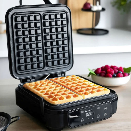 Mozano Home Гофретник за Правоъгълни Гофрети 2 Места 2200W