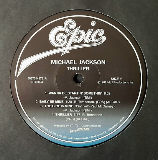 Michael Jackson LP Βινύλιο