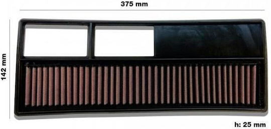 Simoni Racing Filtru de aer Freeflow 375x135x30mm Universal Mercedes-Benz X