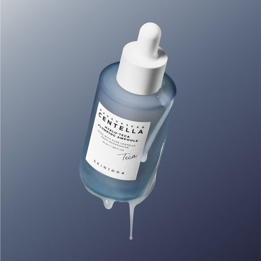 Skin1004 Madagascar Centella Hyalu-Teca Plumping Ampoule Hydrating Face Ampoule Serum with Centella Asiatica & Niacinamide for Brightening & Firming 50ml