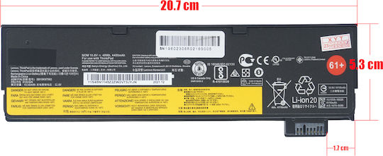 Laptop Battery Lenovo Thinkpad P51s T470 T570 48wh 01av425 Oem Code -1-bat0216