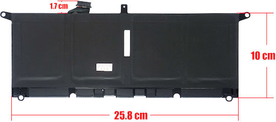 Dell Compatible Battery for Dell Inspiron / XPS / Latitude / Vostro Inspiron 7391 2-in-1 with 5618mAh