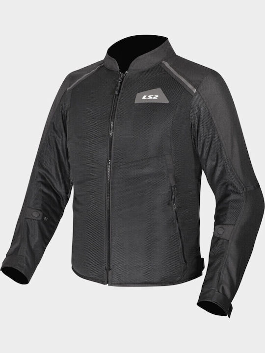 LS2 Breeze Sommer Männer Reitjacke Motorrad Schwarz