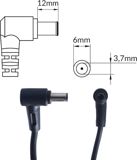 Asus Laptop Charger 150W 20V 7.5A for Asus with Detachable Power Cord